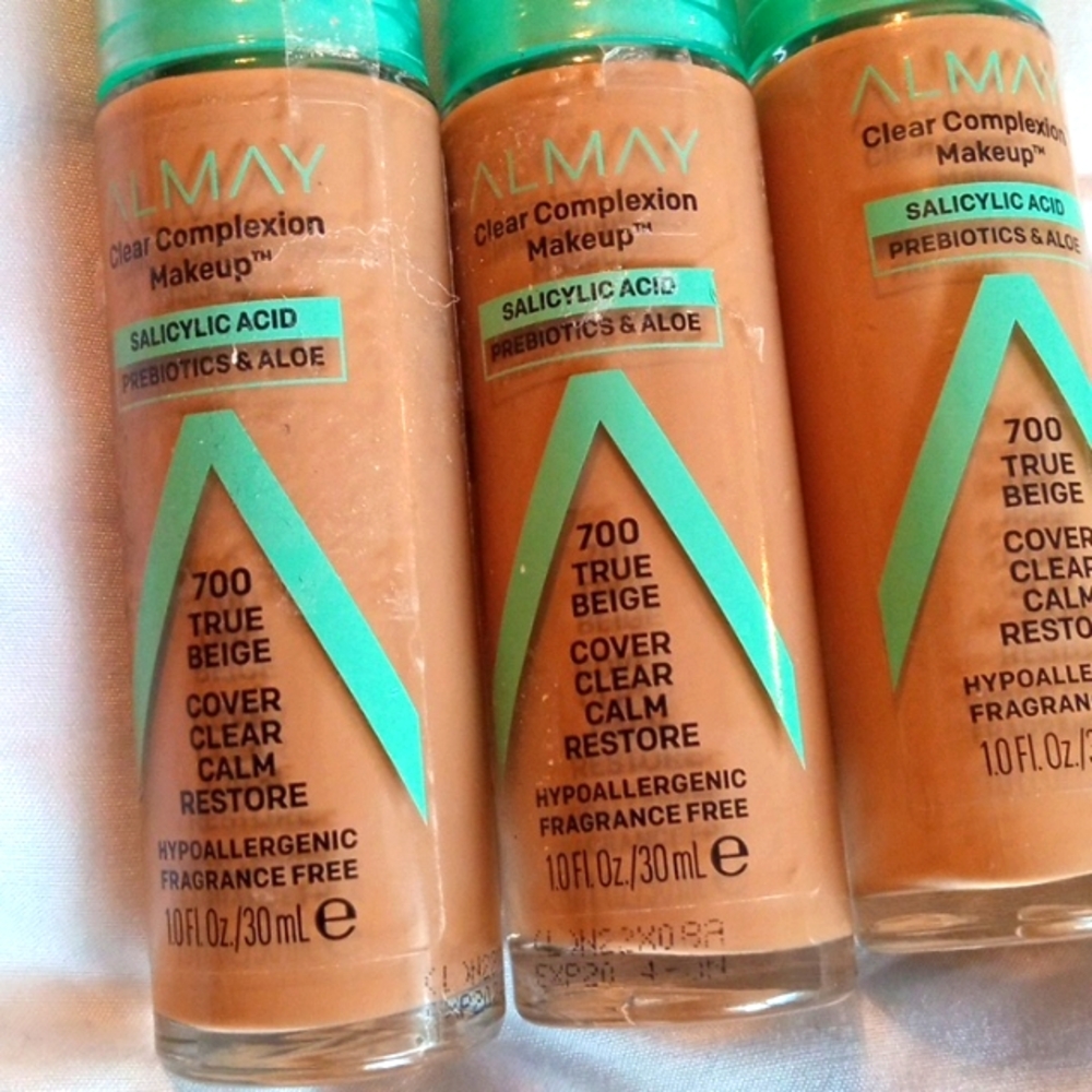 This is a bundle of 3 Almay foundation.